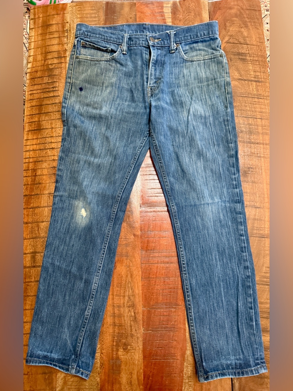Levi's Blue Straight-Leg Jeans